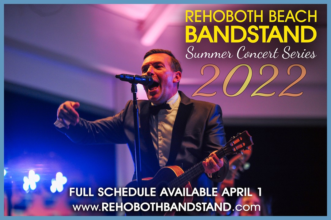 🎶 We can't wait for summer!!! 🎵

Our 2022 Summer Concert Series schedule is almost ready! Come out and join us for FREE concerts every Friday, Saturday, and Sunday evenings all summer long in Rehoboth Beach. Our complete lineup of entertainment will be available online at rehobothbandstand.com beginning on April 1st. We hope to see you all this summer, celebrating 60 years of music in Rehoboth Beach!