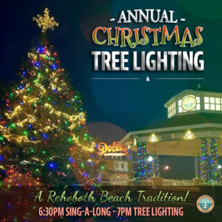 🎄IT'S THAT TIME OF YEAR AGAIN! The holiday season is upon us and we are ready for the @cityofrehobothbeachde's Annual Christmas Tree Lighting! We hope that you'll join us for this festive ceremony, led by our hometown theatre, @clearspacetheatrecompany!

After your holiday shopping in beautiful downtown Rehoboth Beach, stay in town and help "sing in" the holidays beginning TONIGHT at 6:30pm with our hometown sing-a-long of familiar holiday favorites, followed by the official tree lighting - promptly at 7pm!
