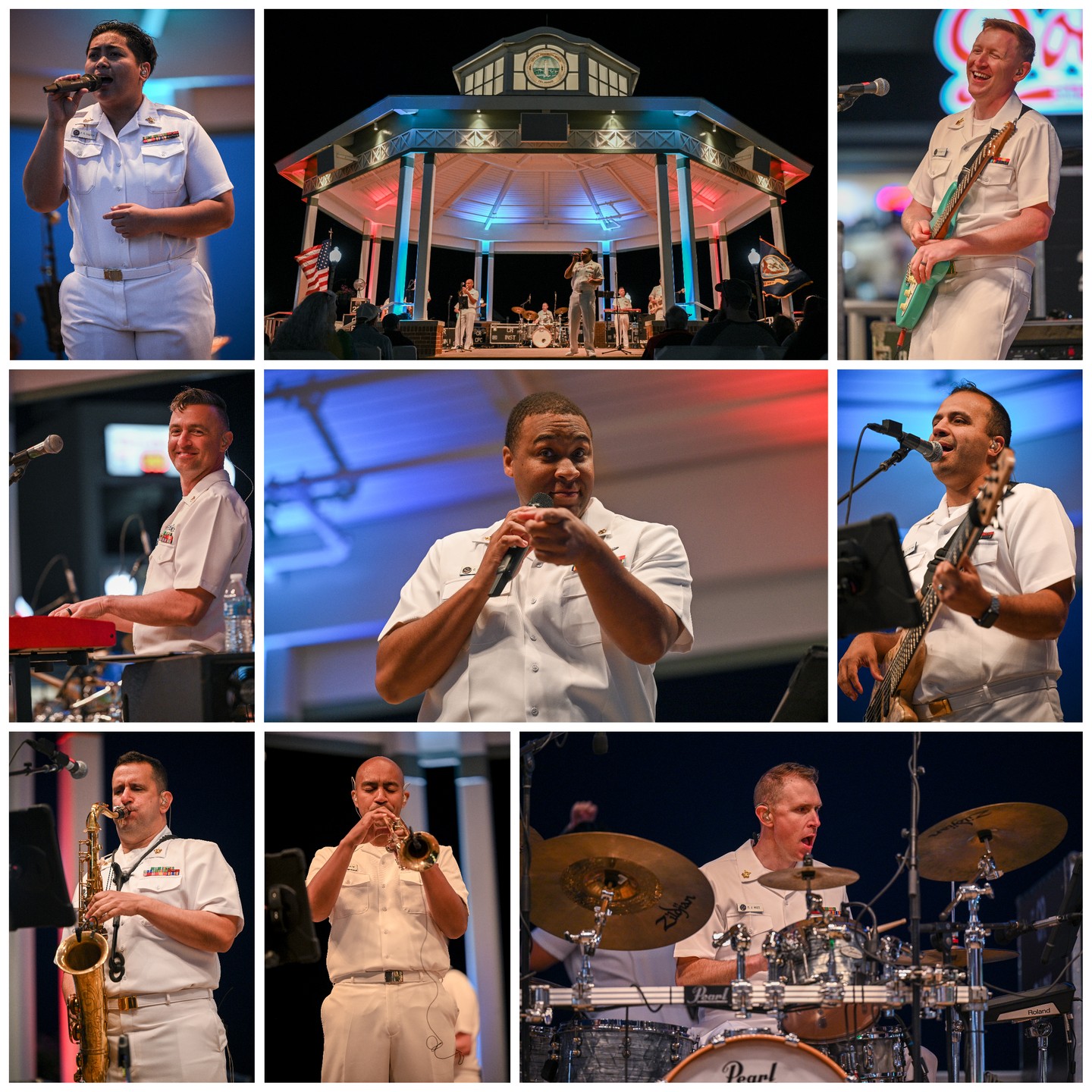 🇺🇸It was an honor to host the always energetic and charismatic @usnavyband Cruisers on our stage last evening! ⚓️🎸