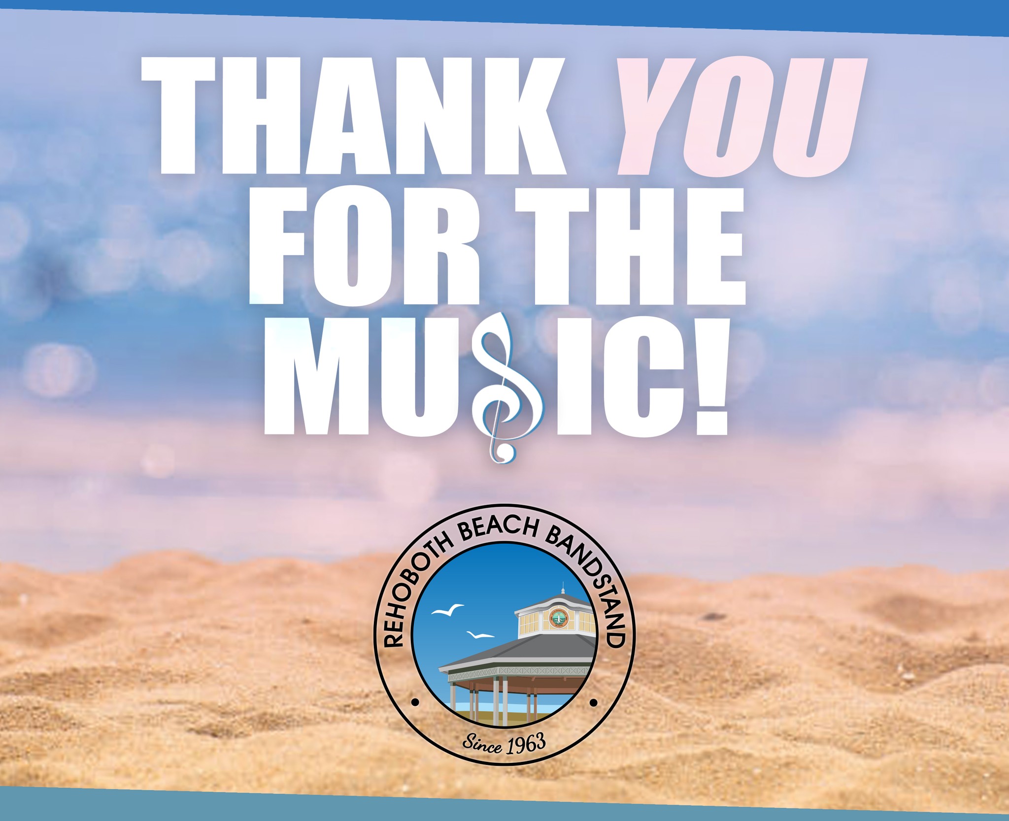 π΅ As we draw the final curtain on our 61st season of the Rehoboth Beach Bandstand Summer Concert Series, we want to extend our heartfelt appreciation to all of YOU. Our cherished audience and our exceptional community have played an immeasurable role in the success of our performances.
Throughout the past six decades, it has been your presence, your applause, your laughter, and your shared love for live music that have consistently been the driving force behind what makes the Rehoboth Beach Bandstand a cherished memory for countless families and friends.
We eagerly await the opportunity to welcome you back next season, where we promise to continue in our tradition of bringing you exciting and free musical experiences!