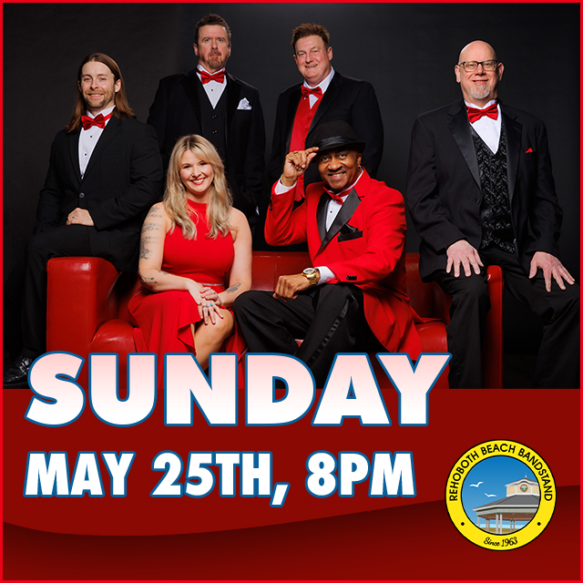 🎤 Sunday Night Vibes at the Bandstand! 🎶

Mike Hines & The Look are back and better than ever! Catch them this Sunday at 8 PM at the Rehoboth Beach Bandstand with a fresh new lineup and brand new songs that’ll have you dancing all night long. 💃🕺

High energy, nonstop fun — and as always, totally FREE!
