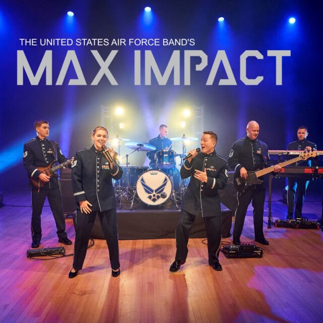 🇺🇸🎸 Tonight on the stage, we invite you to enjoy the sounds of the @usafband Max Impact, as they ROCK the @rehobothbandstand with an powerhouse mix of classic rock, modern hits, and patriotic favorites! Join us at 8pm for this FREE performance.