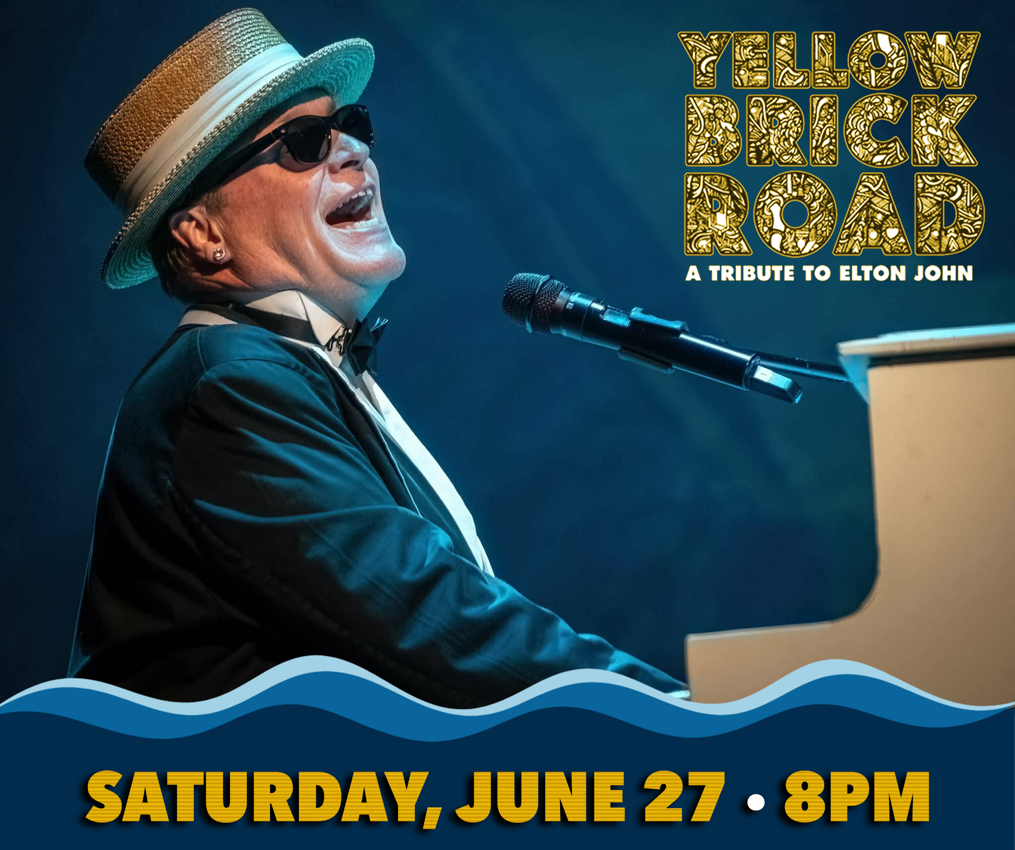🎹🌟 Spend your Saturday night with us! On June 27th at 8 PM, Yellow Brick Road takes the Rehoboth Beach Bandstand stage with an unforgettable tribute to the music of Elton John. Enjoy the hits, the energy, and another FREE evening of live music in Rehoboth Beach! 🎤🕶