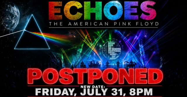 ‼️ Unfortunately, due to poor air quality, the extensive production setup required for Echoes, and the potential for high winds and strong electrical storms during showtime, we have made the official decision to POSTPONE tonight's performance.

🌈 @echoesamericanpinkfloyd Echoes, the American Pink Floyd will now perform FRIDAY, JULY 31, @ 8PM at the @rehobothbandstand.

While we're disappointed we won't be together tonight, the safety of our audience, performers, and crew must come first. We appreciate your understanding and hope you'll make plans now for an incredible evening as Echoes brings the music of Pink Floyd to the Bandstand very soon!

We look forward to seeing everyone on Friday, July 31 for what promises to be an unforgettable night of music!