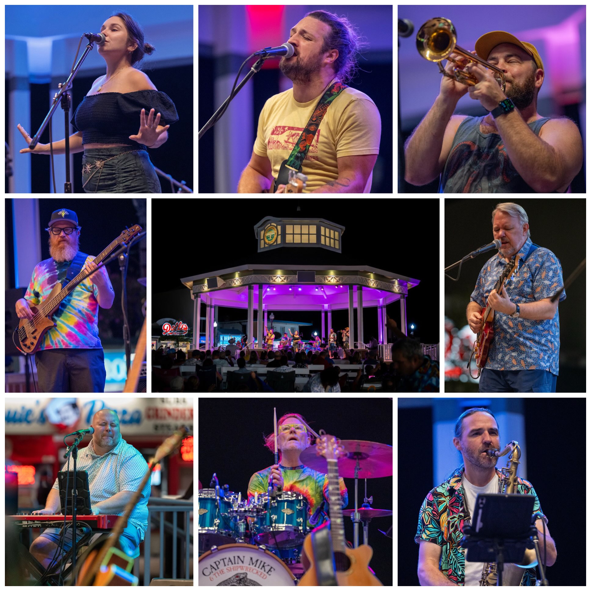 🏴‍☠️ Thank you, @captainmikeandtheshipwrecked for a great night of Jimmy Buffett music at the @rehobothbandstand! The island vibes were in full swing, with plenty of familiar favorites, deep cuts, and lots of singing along from the crowd! 🎶🌴